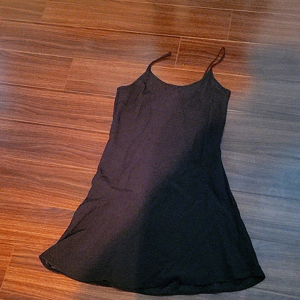 Black maxi dress